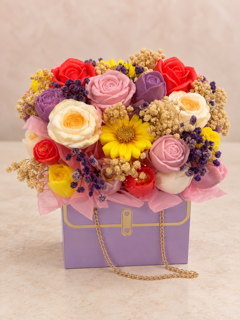 Forever in Bloom – 24-Piece Luxury Soap Bouquet
