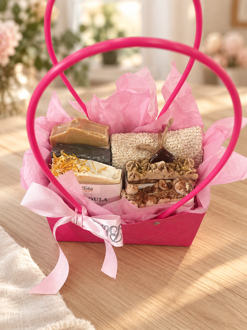 Pink Bliss Gift Soap Bag
