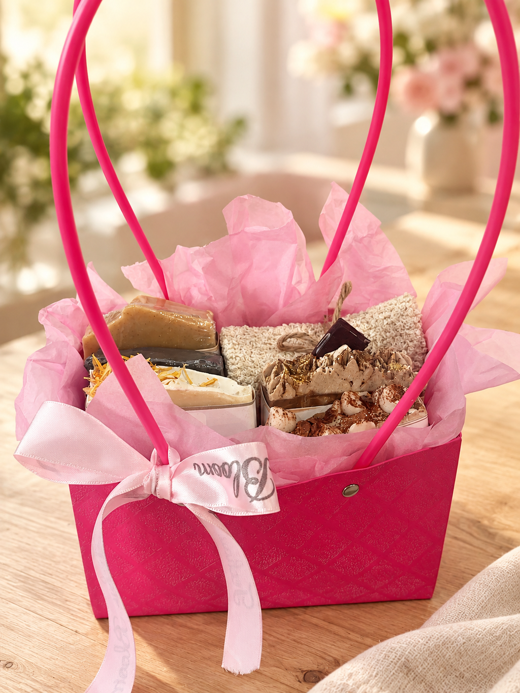 Pink Bliss Gift Soap Bag
